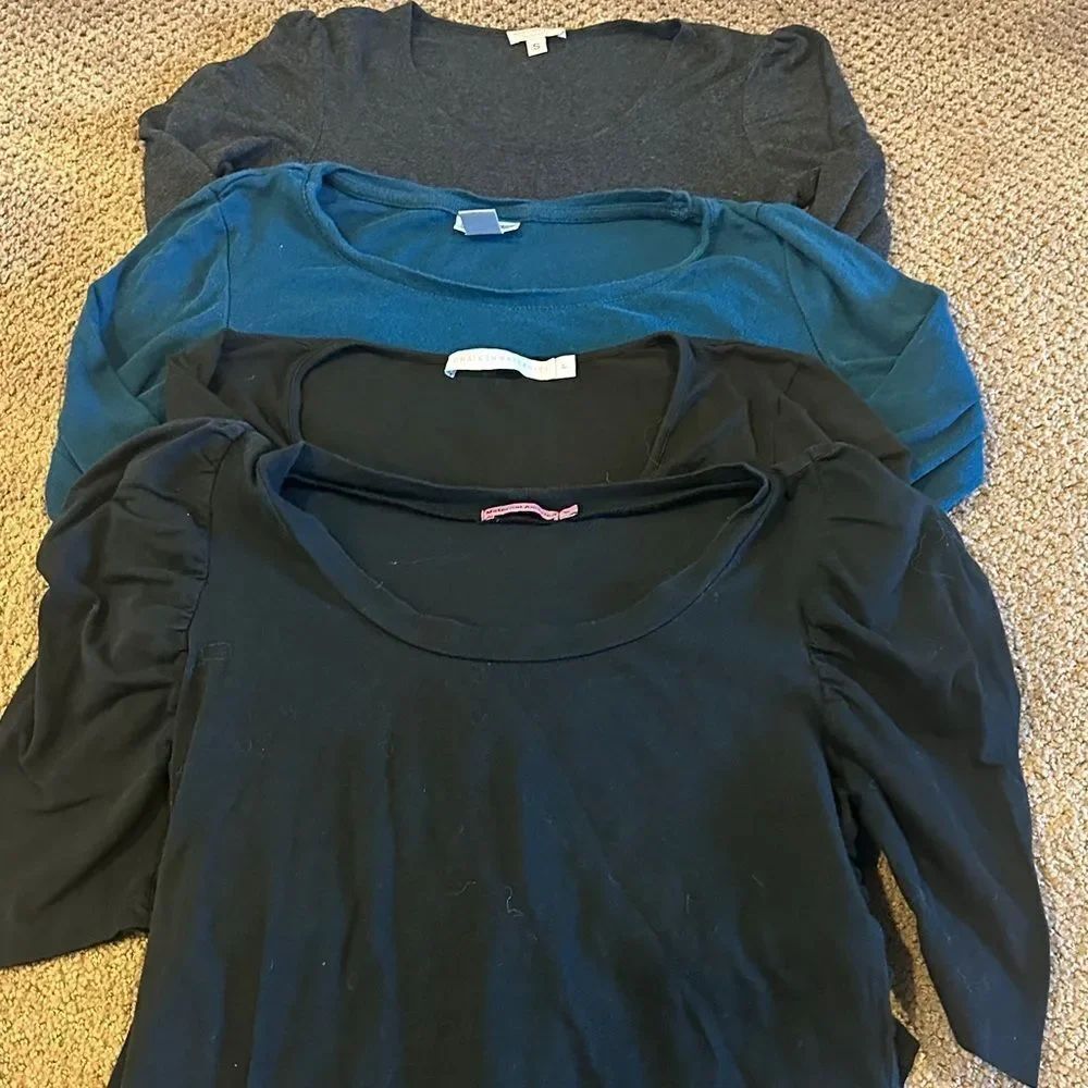 Motherhood, Maternal America, Chaiken, Maternity Tops Bundle of Four Size Small